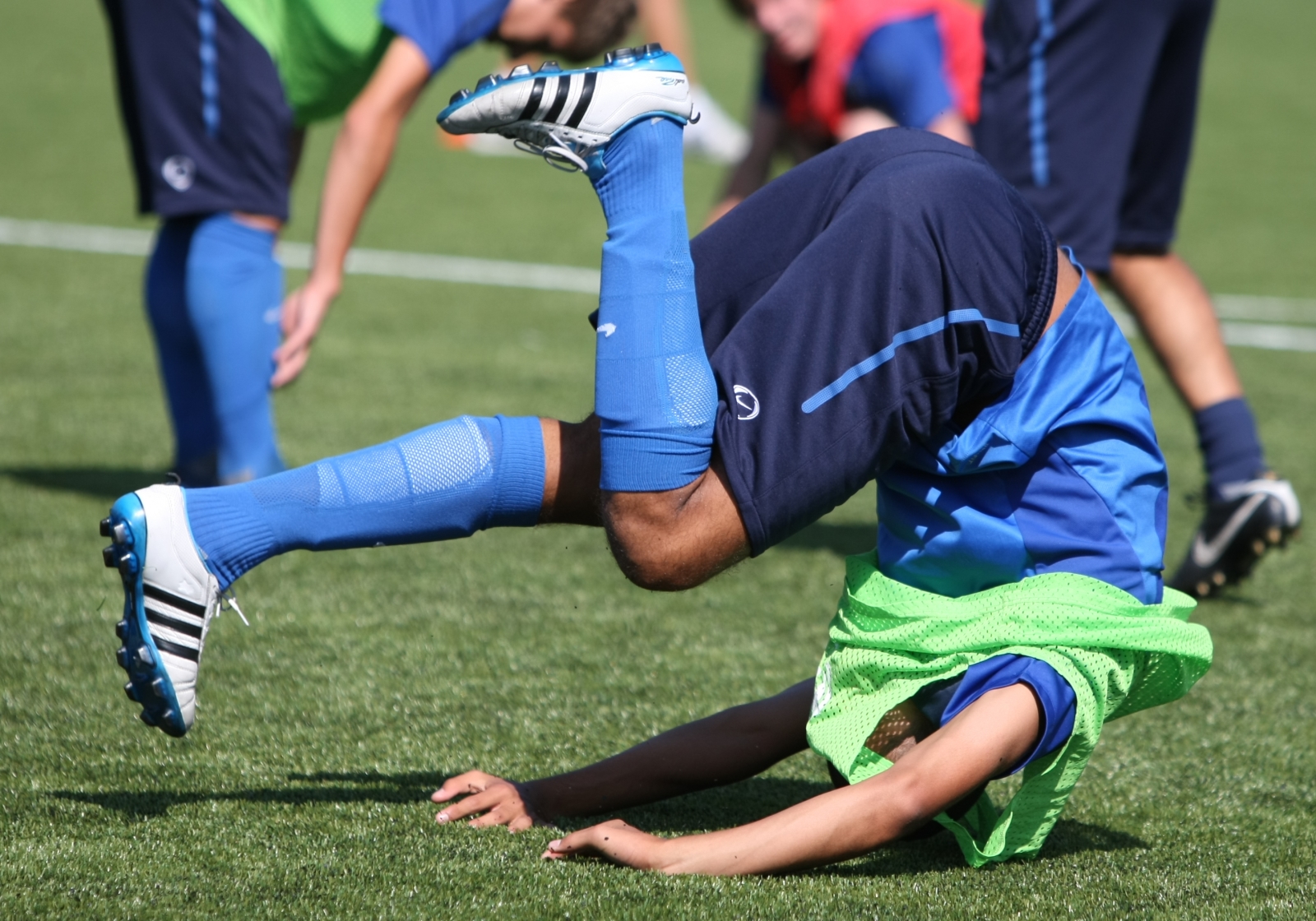 Тренировка команды Зенит U-17 перед отлетом в Крымск