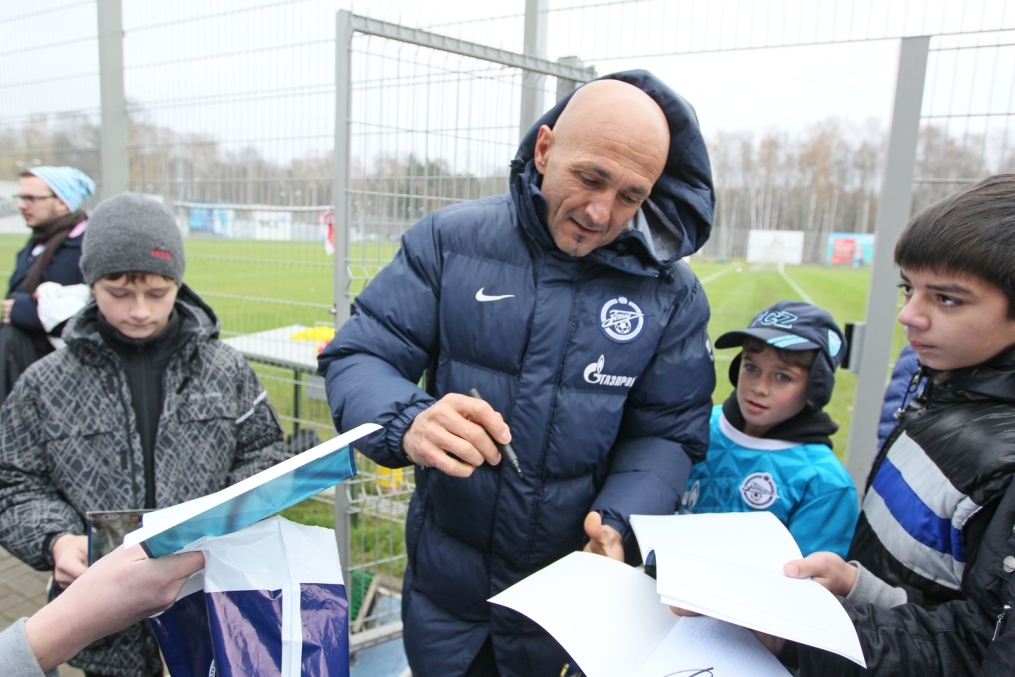 Дети в гостях у «Зенита»