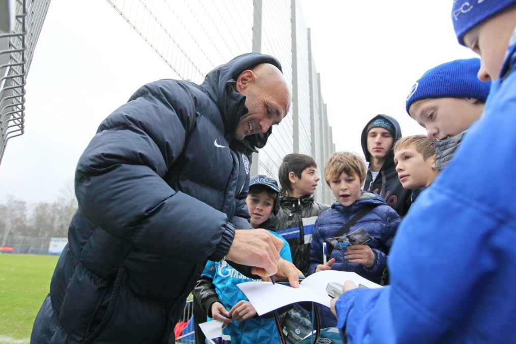 Дети в гостях у «Зенита»