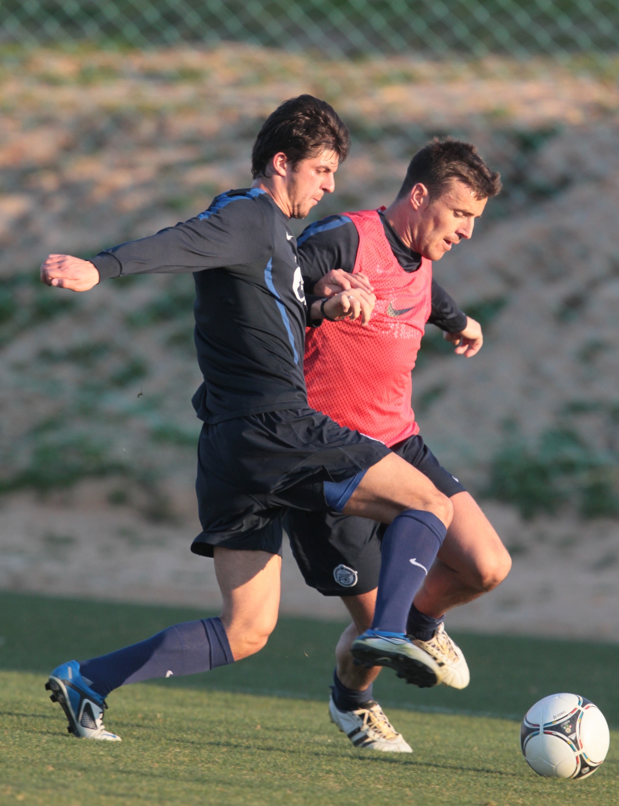 Учебно—тренировочный сбор в Португалии, день второй, вечерняя тренировка