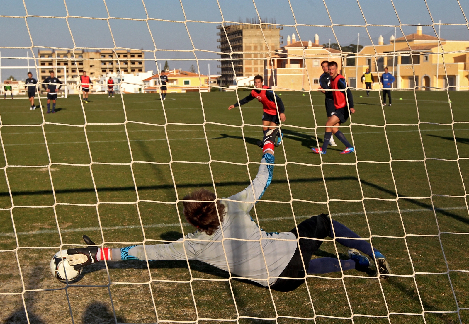 Учебно—тренировочный сбор в Португалии, день второй, вечерняя тренировка