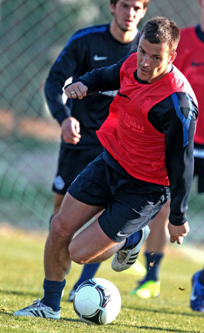 Учебно—тренировочный сбор в Португалии, день второй, вечерняя тренировка