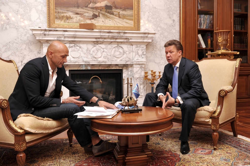 Встреча Алексея Миллера и Лучано Спаллетти