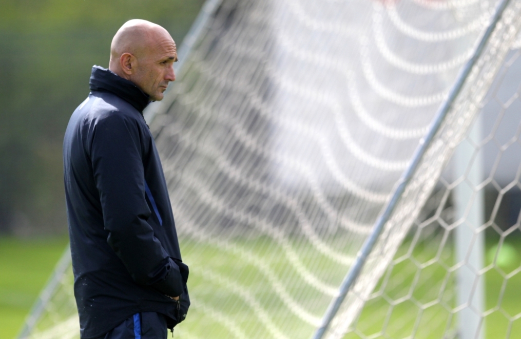 Тренировка перед матчем Анжи—Зенит