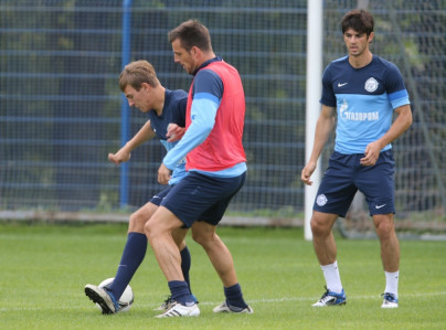Training before the match Championship of Russia SOGAZ «Anji» — «Zenit»