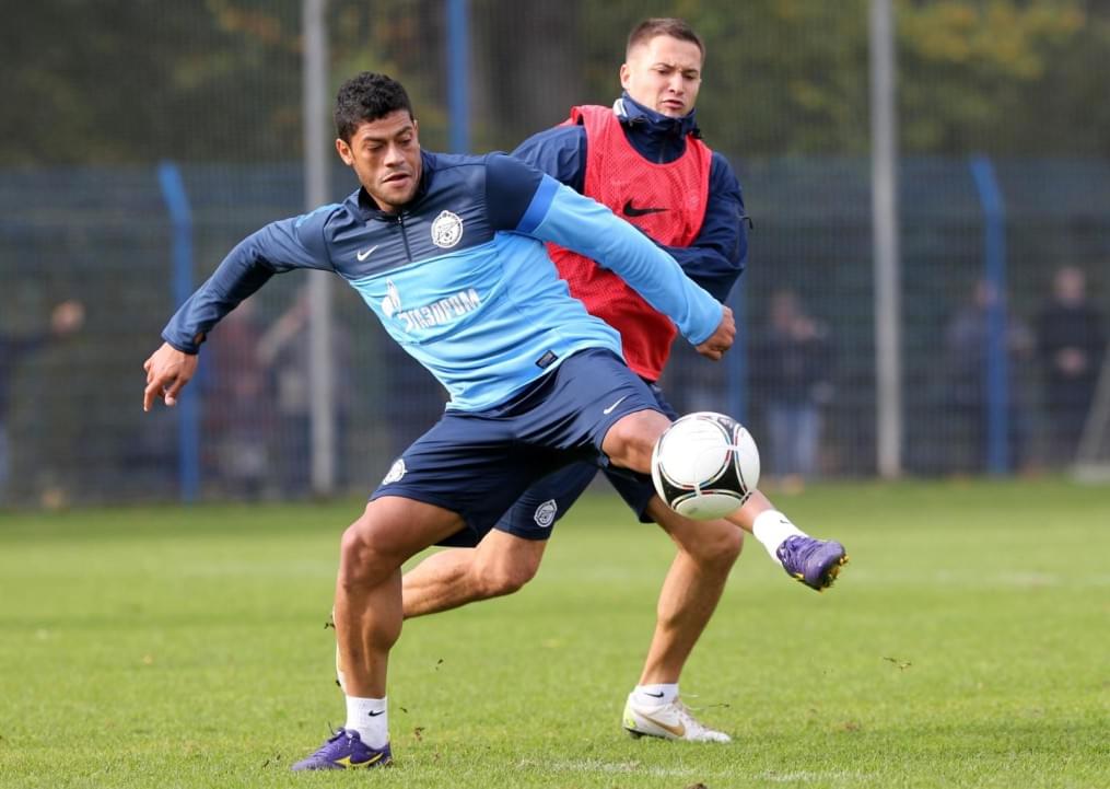 Тренировка перед матчем «Краснодар» — «Зенит»: лучшие кадры