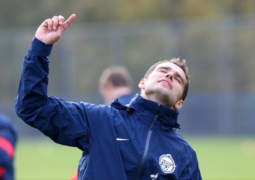 Тренировка перед матчем «Краснодар» — «Зенит»: лучшие кадры