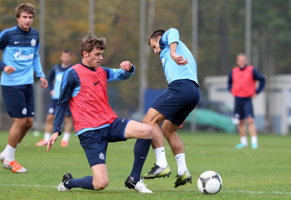 Тренировка перед матчем «Краснодар» — «Зенит»: лучшие кадры