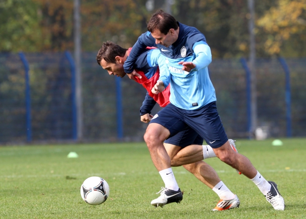 Тренировка перед матчем «Краснодар» — «Зенит»: лучшие кадры