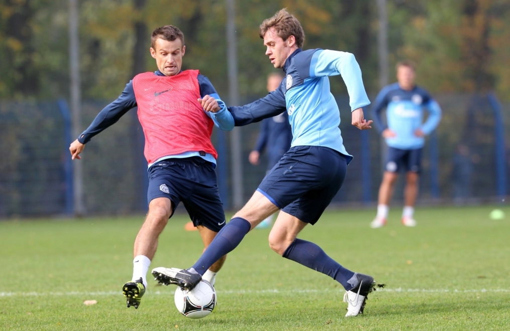 Тренировка перед матчем «Краснодар» — «Зенит»: лучшие кадры