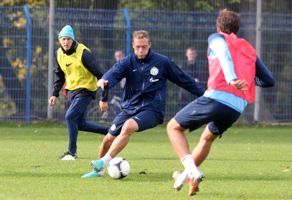 Тренировка перед матчем «Краснодар» — «Зенит»: лучшие кадры