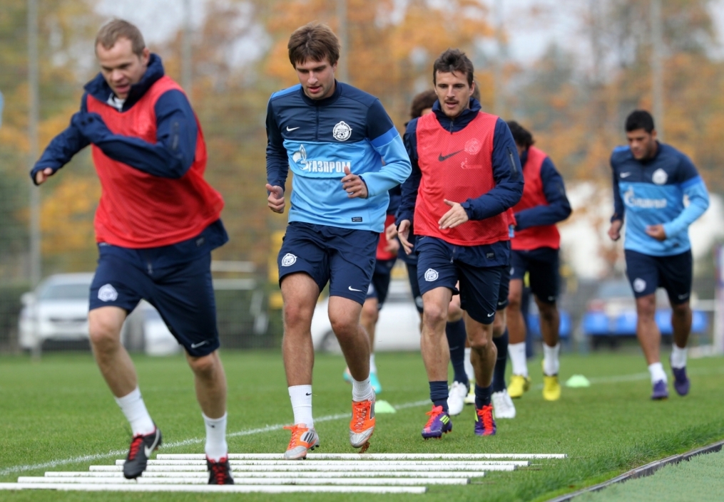 Тренировка перед матчем «Краснодар» — «Зенит»: лучшие кадры
