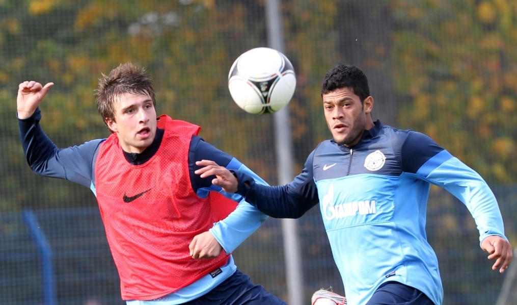 Тренировка перед матчем «Краснодар» — «Зенит»: лучшие кадры