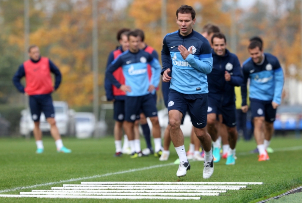 Тренировка перед матчем «Краснодар» — «Зенит»: лучшие кадры