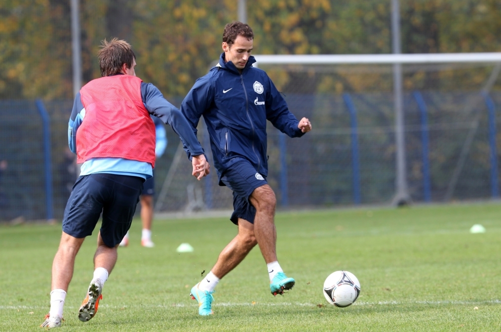 Тренировка перед матчем «Краснодар» — «Зенит»: лучшие кадры