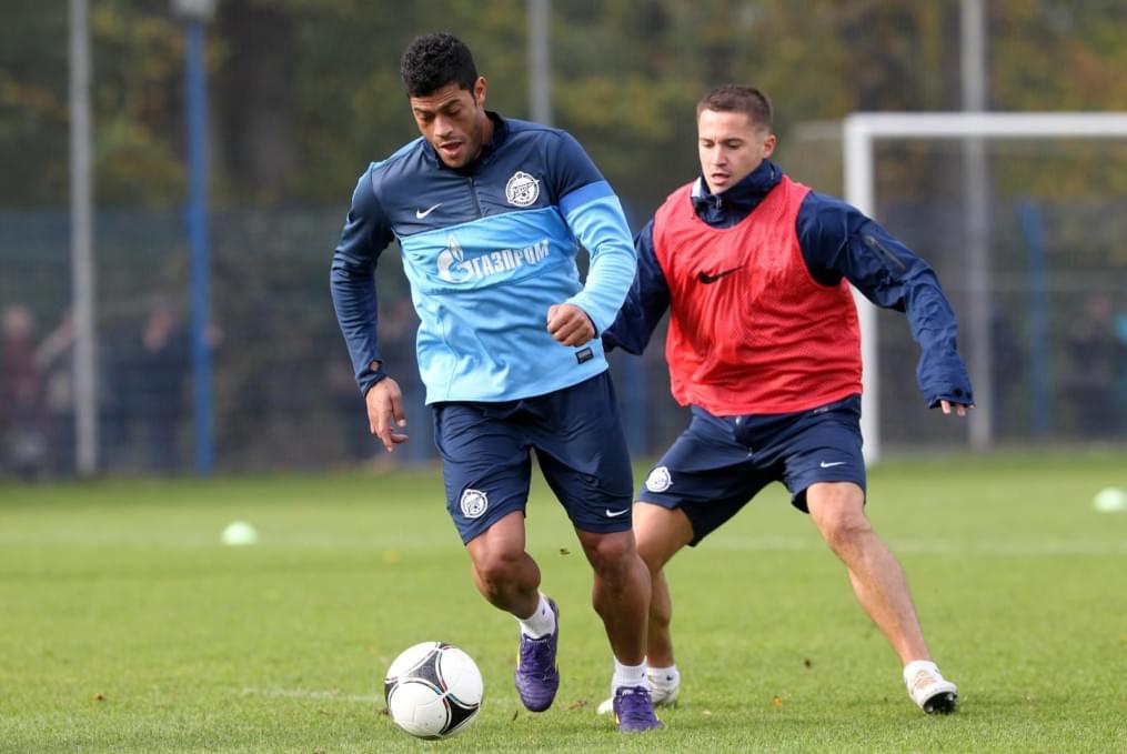 Тренировка перед матчем «Краснодар» — «Зенит»: лучшие кадры