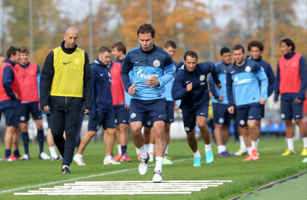Тренировка перед матчем «Краснодар» — «Зенит»: лучшие кадры