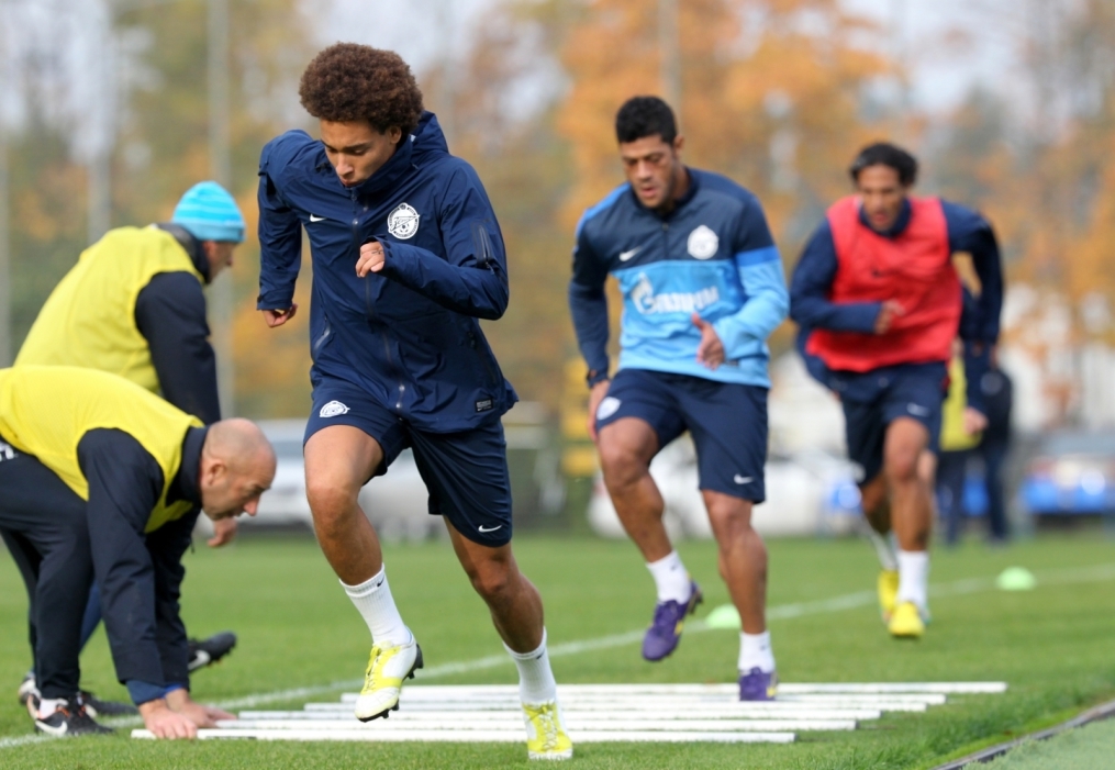 Тренировка перед матчем «Краснодар» — «Зенит»: лучшие кадры