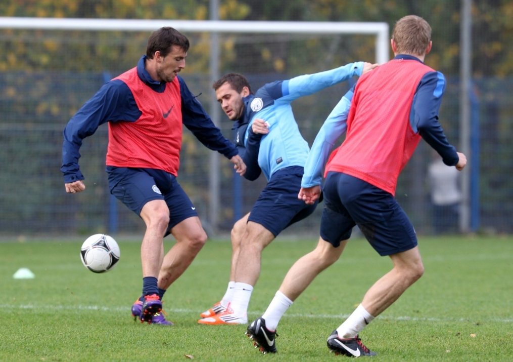 Тренировка перед матчем «Краснодар» — «Зенит»: лучшие кадры