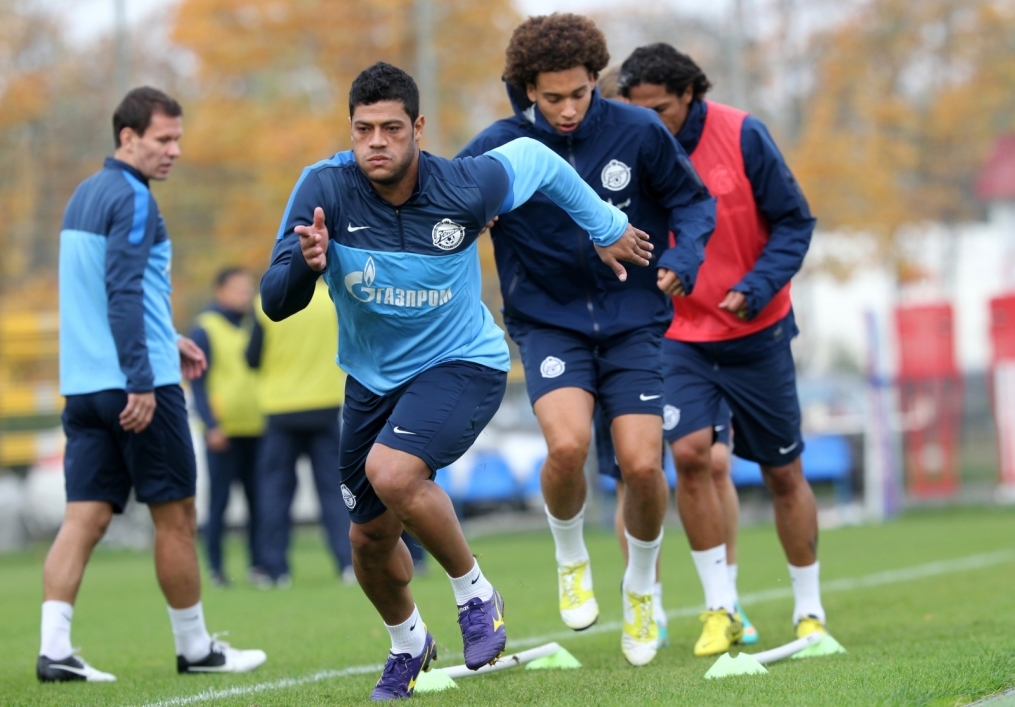 Тренировка перед матчем «Краснодар» — «Зенит»: лучшие кадры