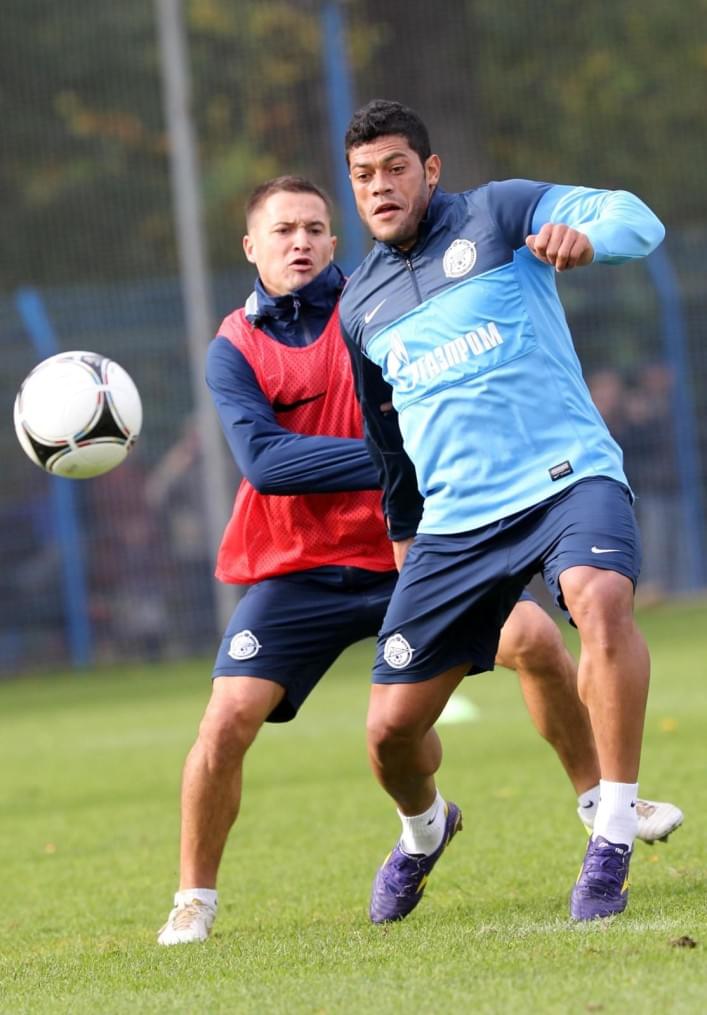 Тренировка перед матчем «Краснодар» — «Зенит»: лучшие кадры