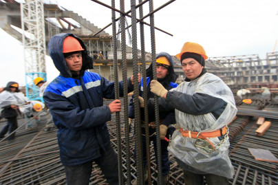 Строительство стадиона «Газпром — Арена»