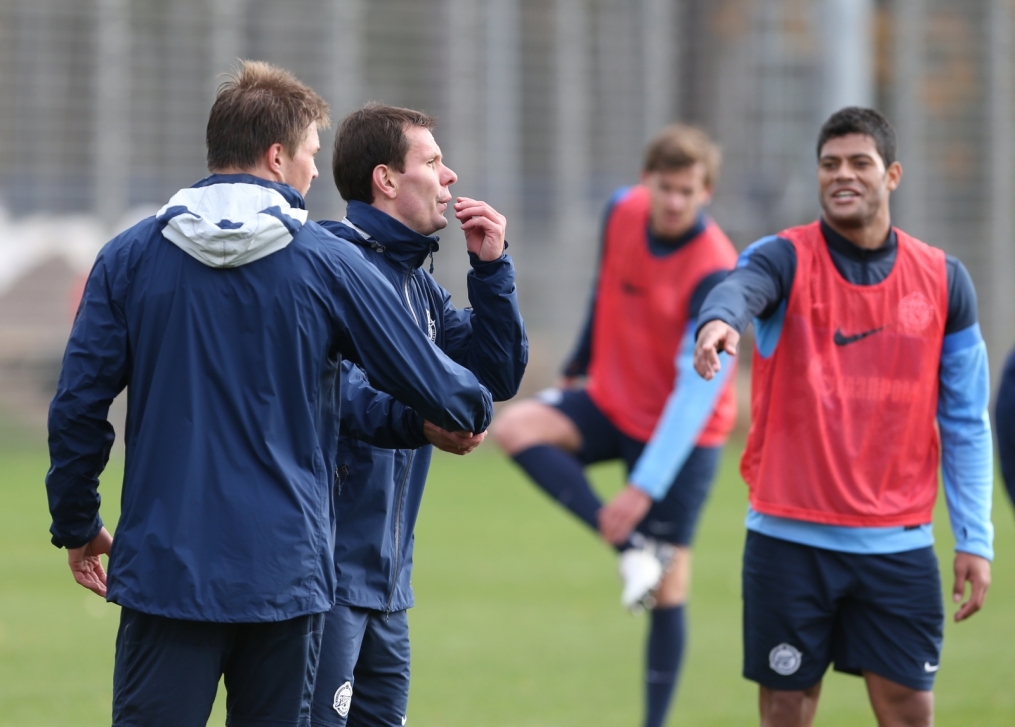 Тренировка перед матчем «Зенит» — «Кубань»