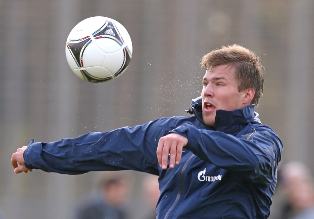 Тренировка перед матчем «Зенит» — «Кубань»