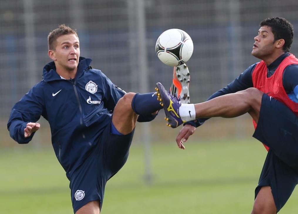 Тренировка перед матчем «Зенит» — «Кубань»