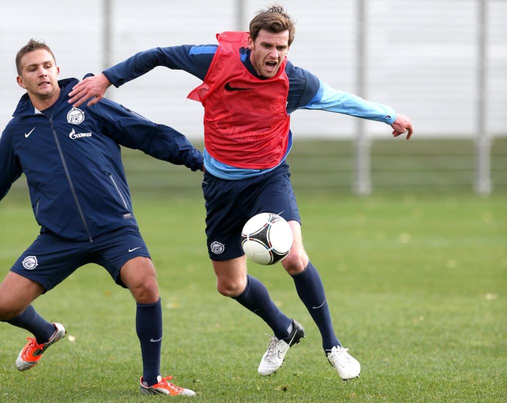 Тренировка перед матчем «Зенит» — «Кубань»