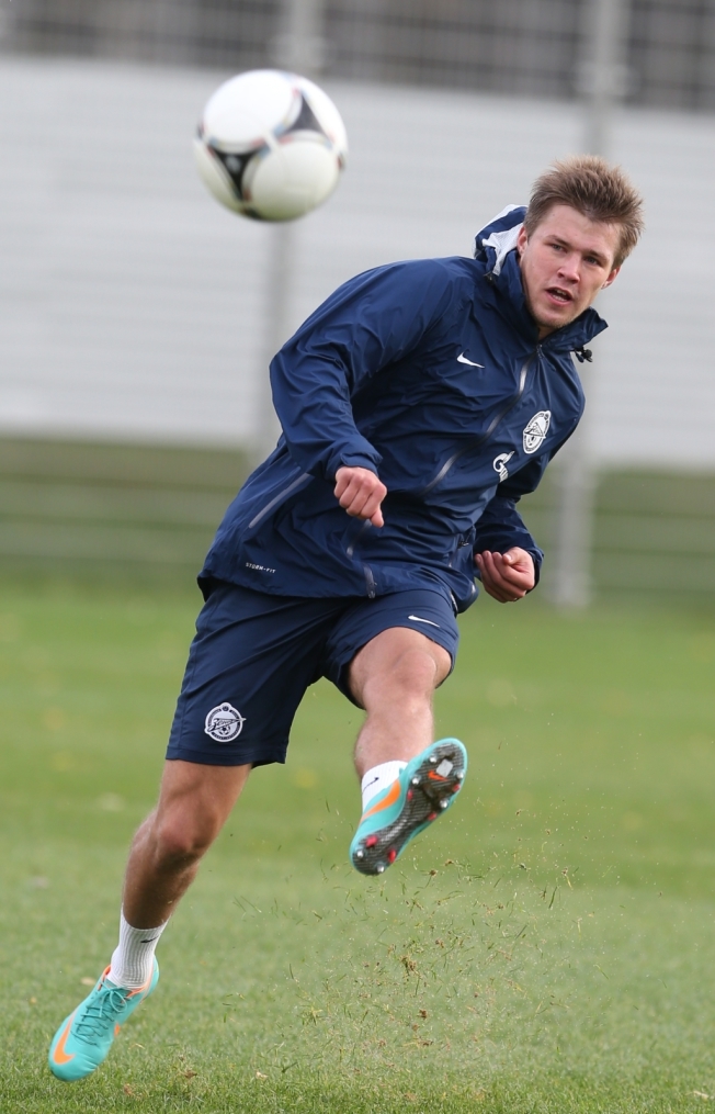 Тренировка перед матчем «Зенит» — «Кубань»