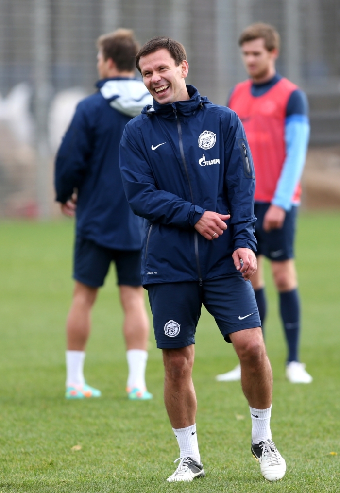 Тренировка перед матчем «Зенит» — «Кубань»