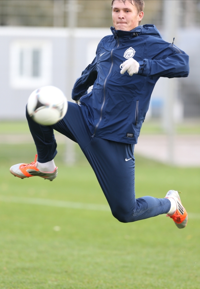 Тренировка перед матчем «Зенит» — «Кубань»