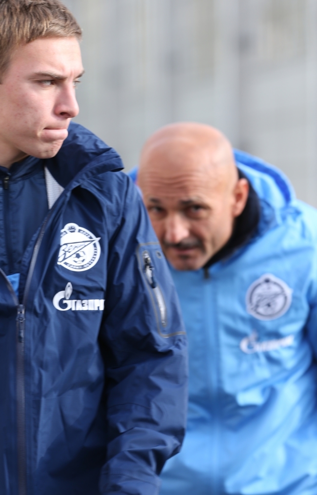 Тренировка перед матчем «Зенит» — «Кубань»