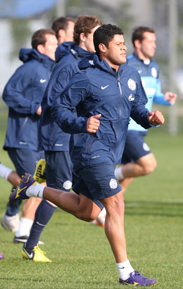 Тренировка перед матчем «Зенит» — «Кубань»