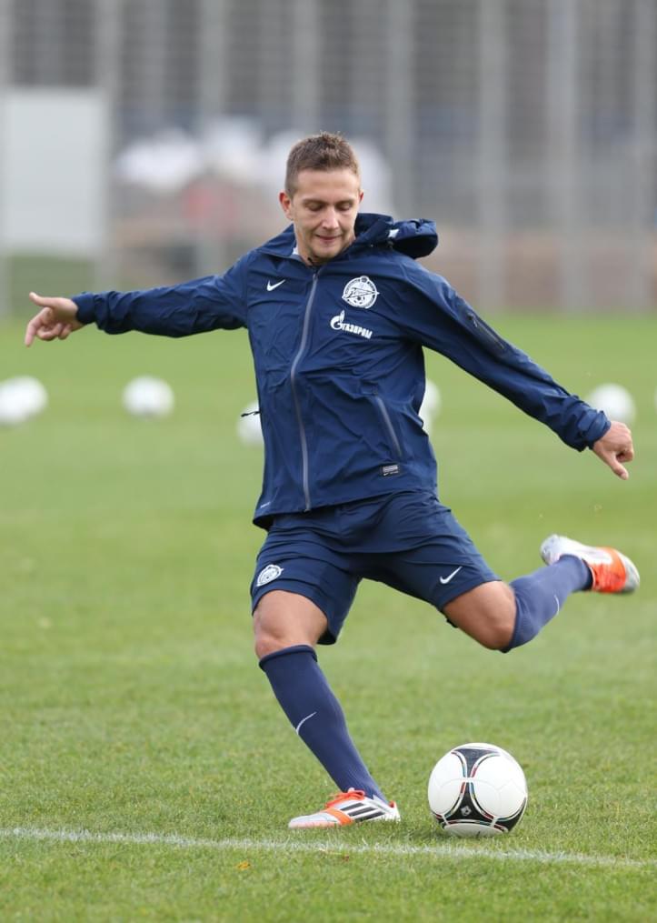 Тренировка перед матчем «Зенит» — «Кубань»