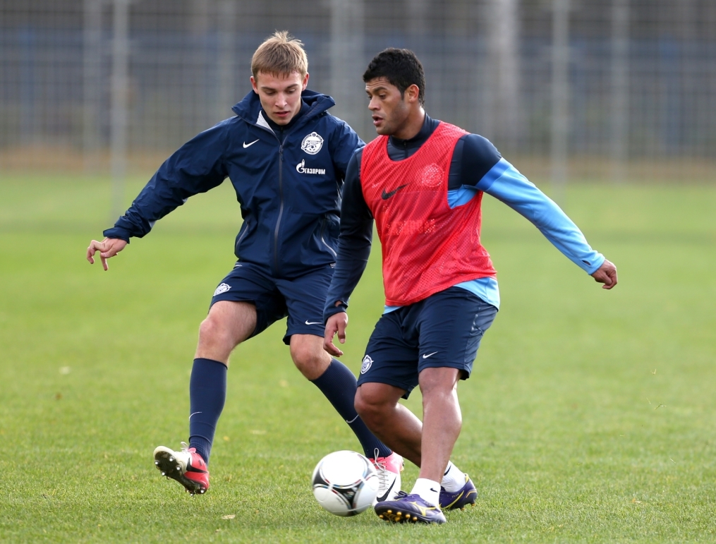 Тренировка перед матчем «Зенит» — «Кубань»