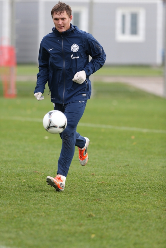 Тренировка перед матчем «Зенит» — «Кубань»