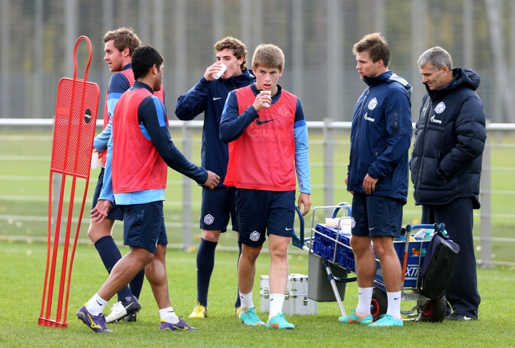 Тренировка перед матчем «Зенит» — «Кубань»