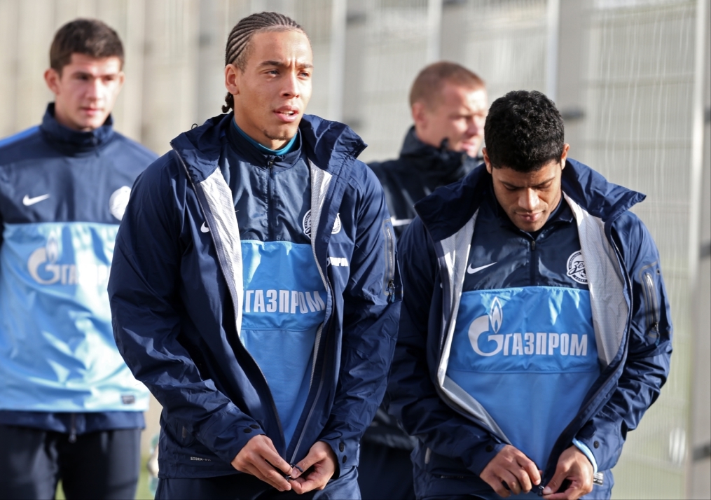 Тренировка перед матчем «Зенит» — «Кубань»