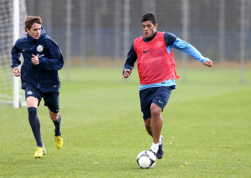 Тренировка перед матчем «Зенит» — «Кубань»