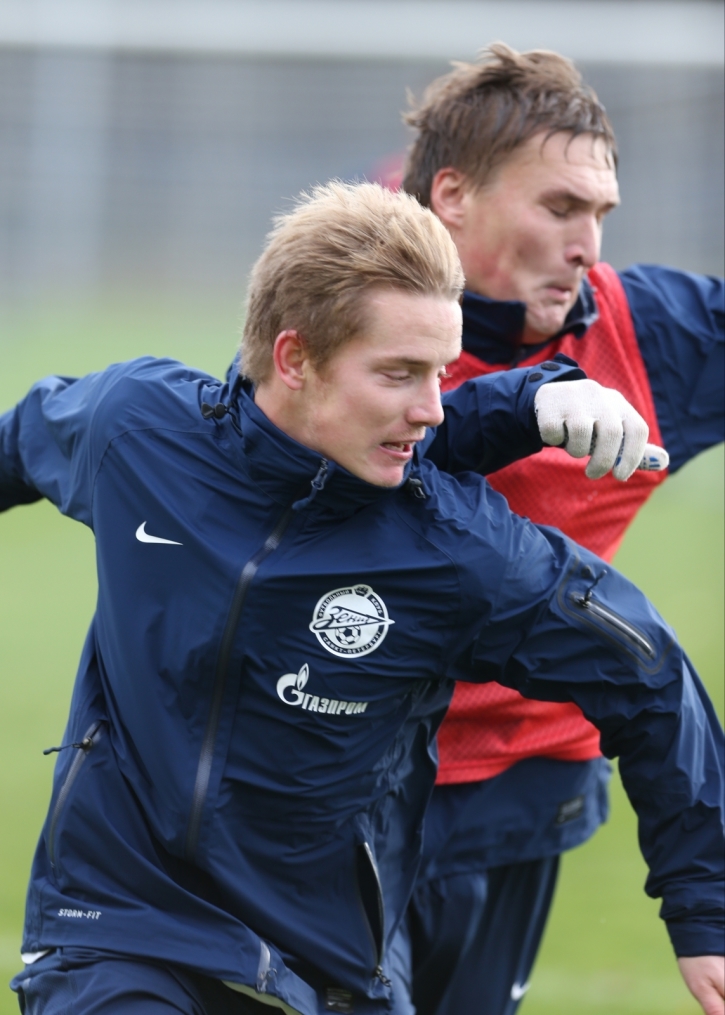 Тренировка перед матчем «Зенит» — «Кубань»