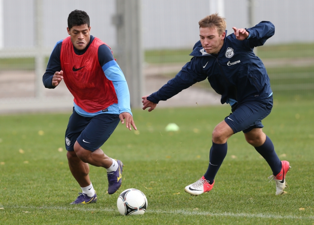 Тренировка перед матчем «Зенит» — «Кубань»