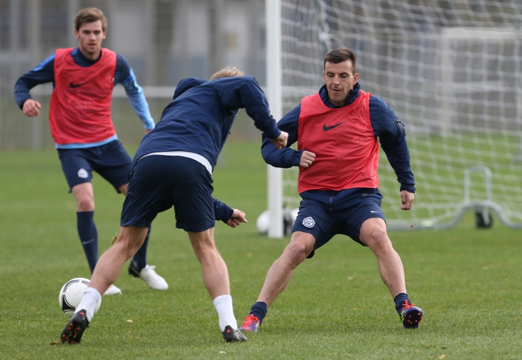 Тренировка перед матчем «Зенит» — «Кубань»