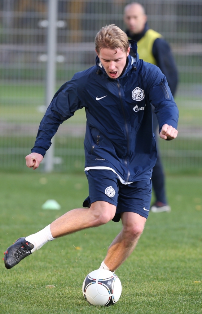 Тренировка перед матчем «Зенит» — «Кубань»