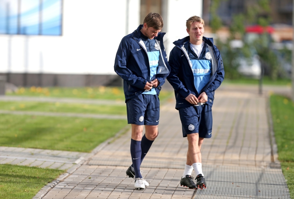 Тренировка перед матчем «Зенит» — «Кубань»