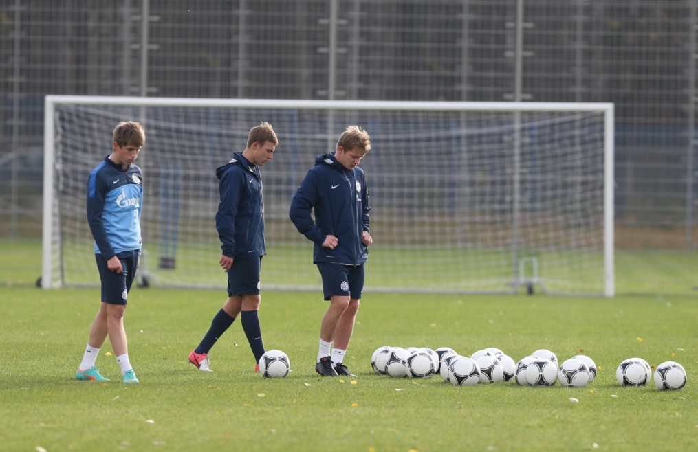 Тренировка перед матчем «Зенит» — «Кубань»