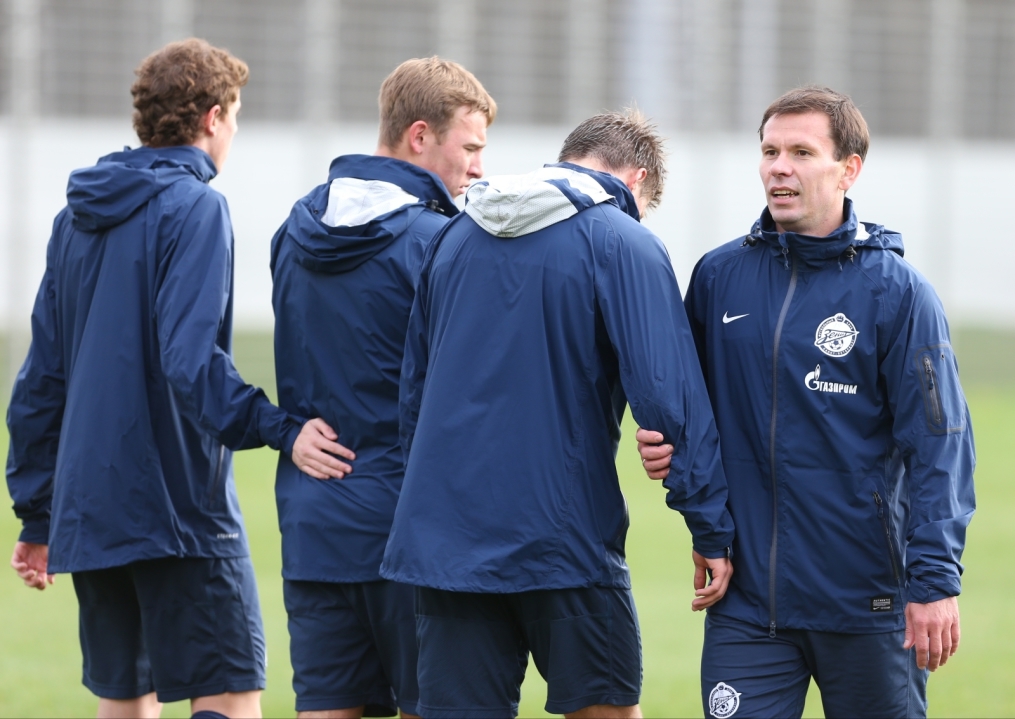 Тренировка перед матчем «Зенит» — «Кубань»
