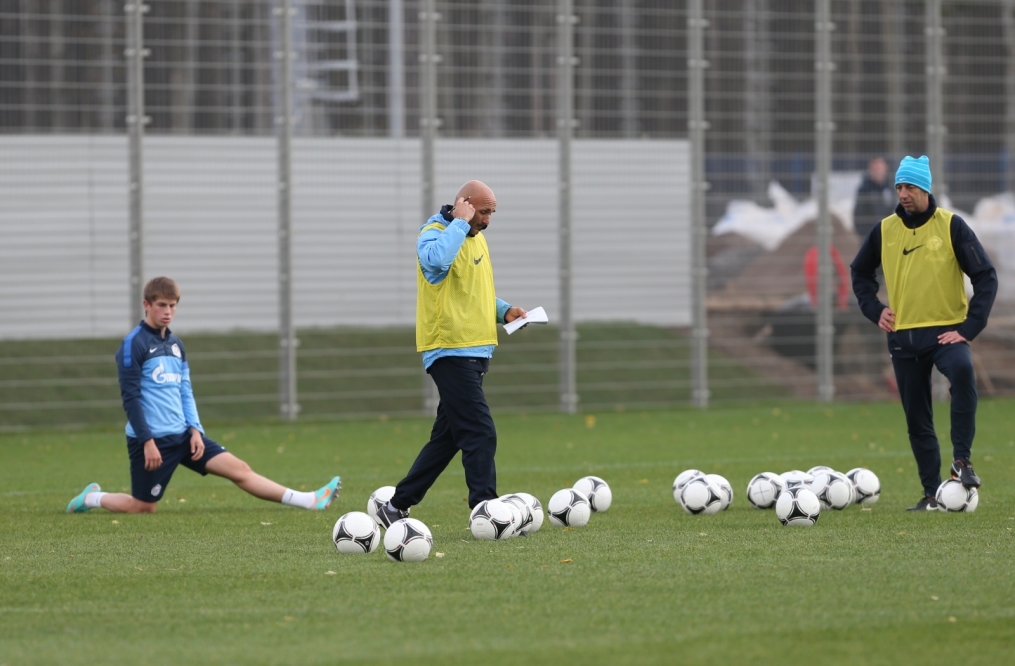 Тренировка перед матчем «Зенит» — «Кубань»