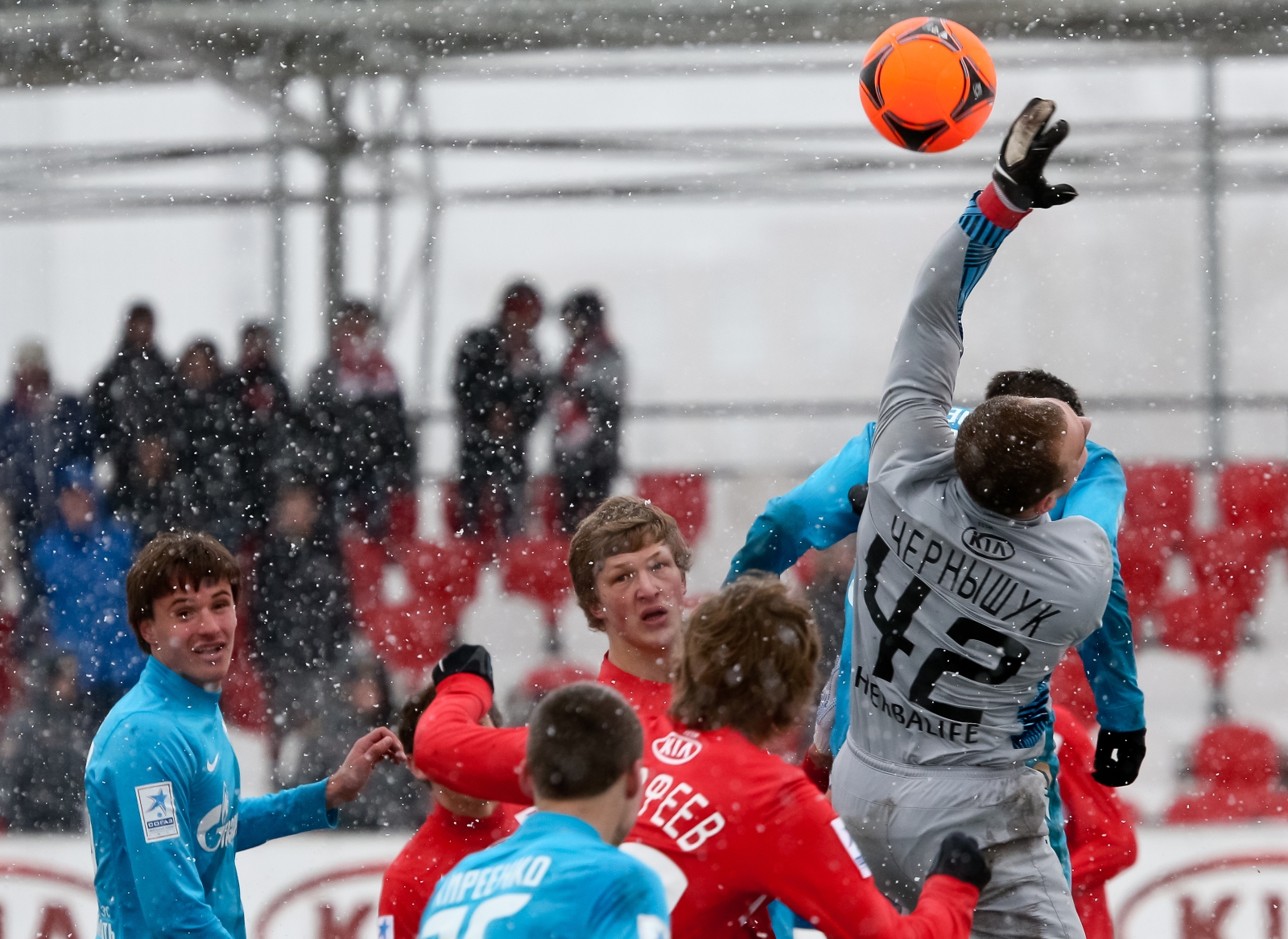 Первенство молодежных составов 18 тур. Матч Спартак — Зенит